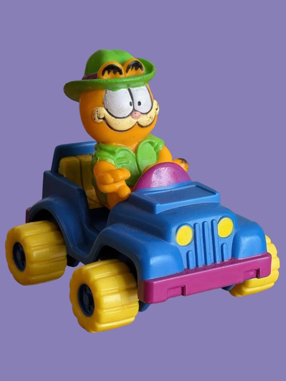 SALE 10/$20 Garfield in a Blue Jeep Vintage 1988 McDonald’s Happy Meal
